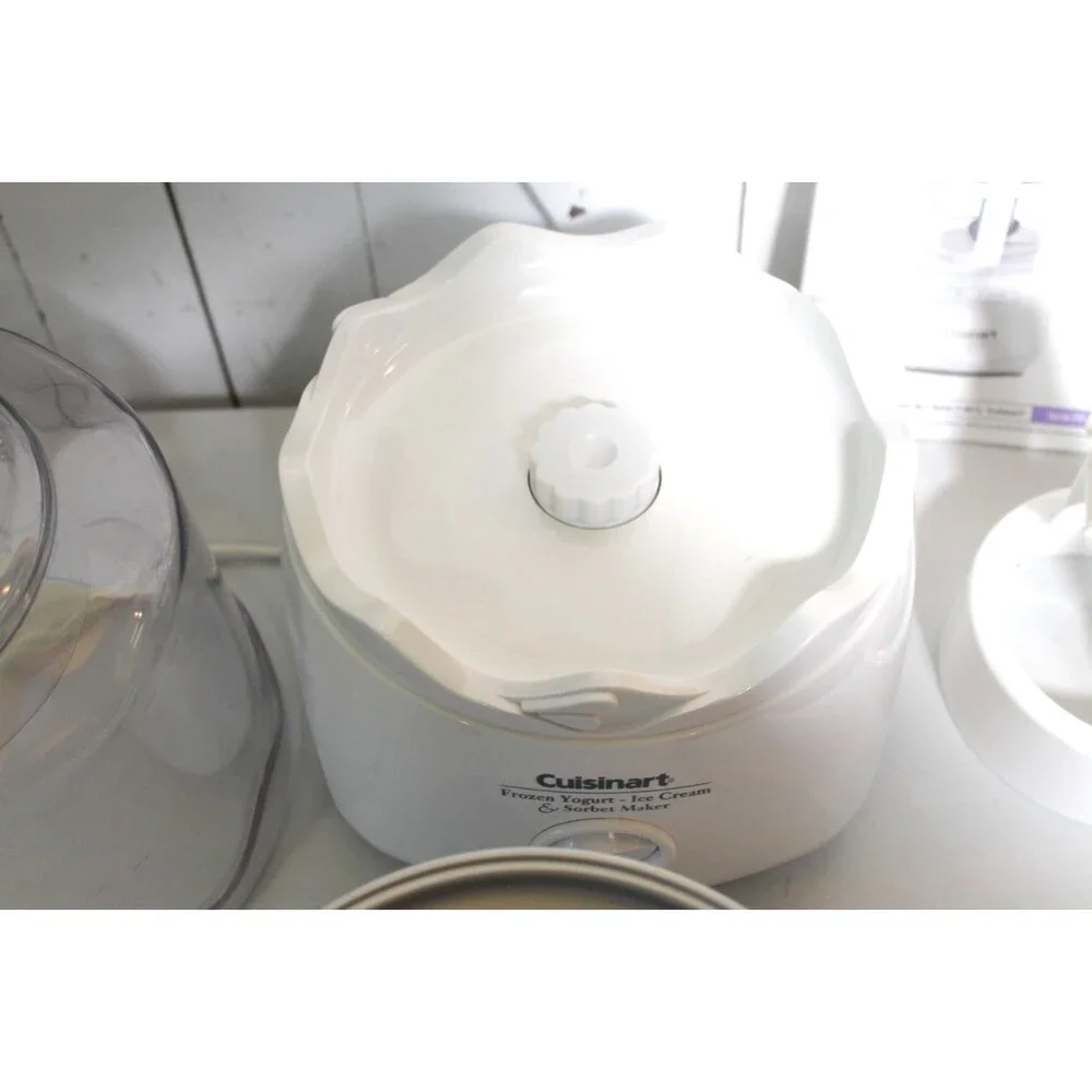 Cuisinart Ice Cream Frozen Yogurt /Sorbet Maker Model ICE-20 Series Recipe Book